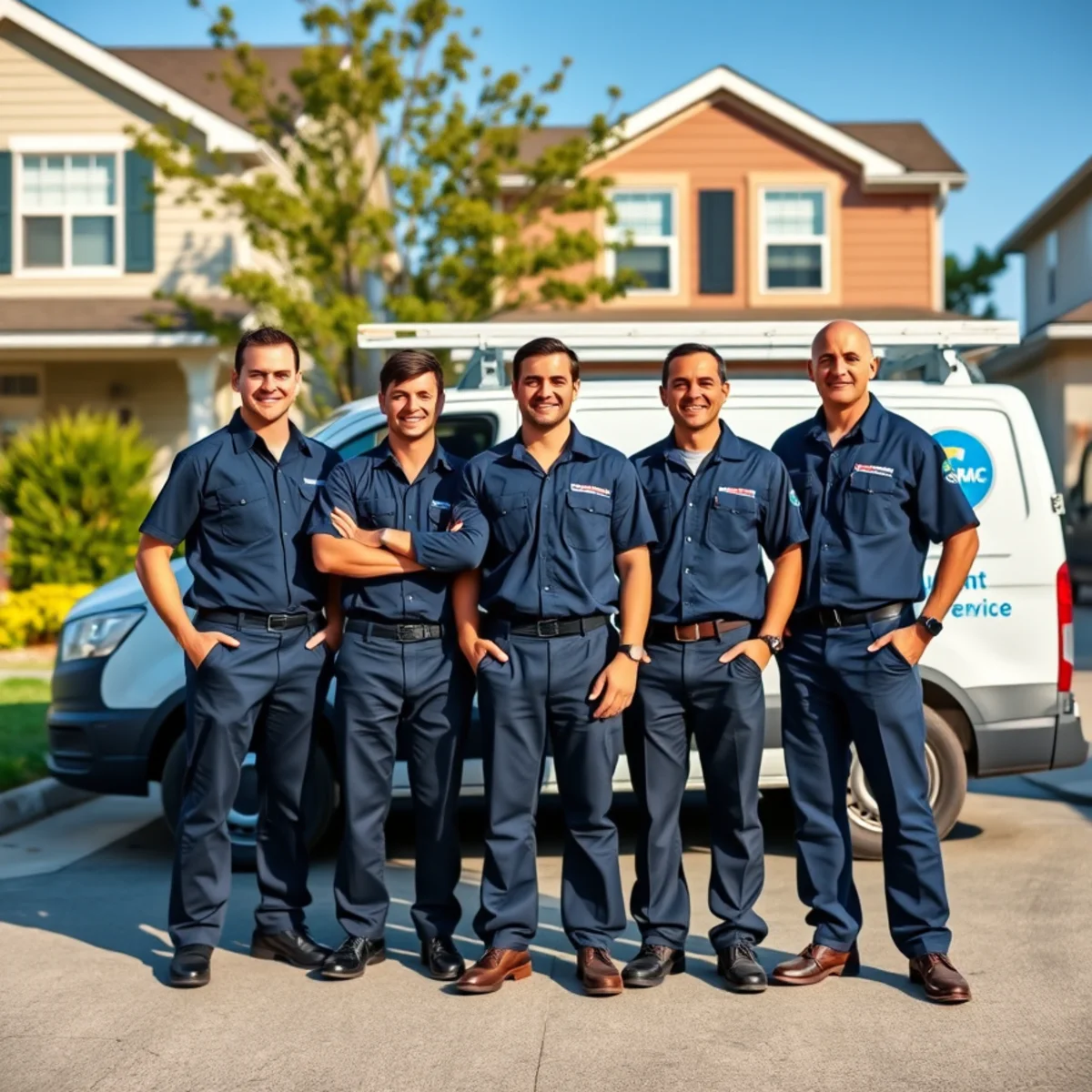 The locally owned Ypsilanti Plumbing Pros team and service van in Ypsilanti, MI