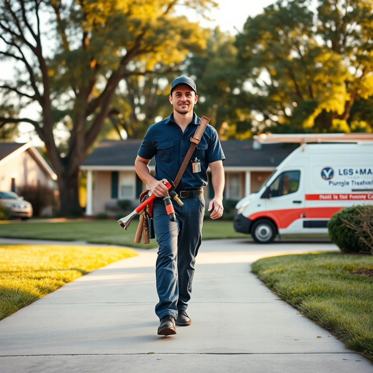 Plumber servicing a post-war home in Ypsilanti Township MI