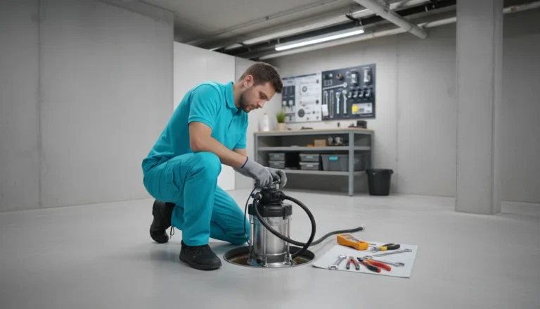 Sump pump repair