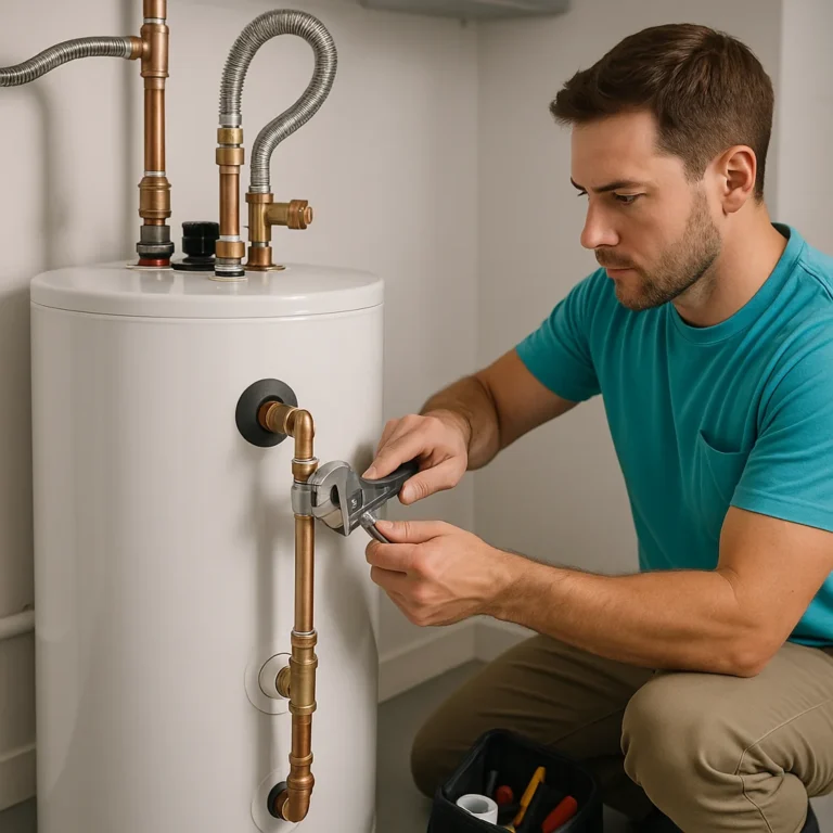 Water heater installation